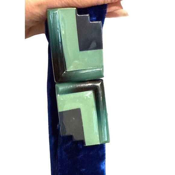 1930s Openhym's Debuvel Transparent Velvet Dress — Art Deco Silk Velvet Gown - Picture 4 of 16